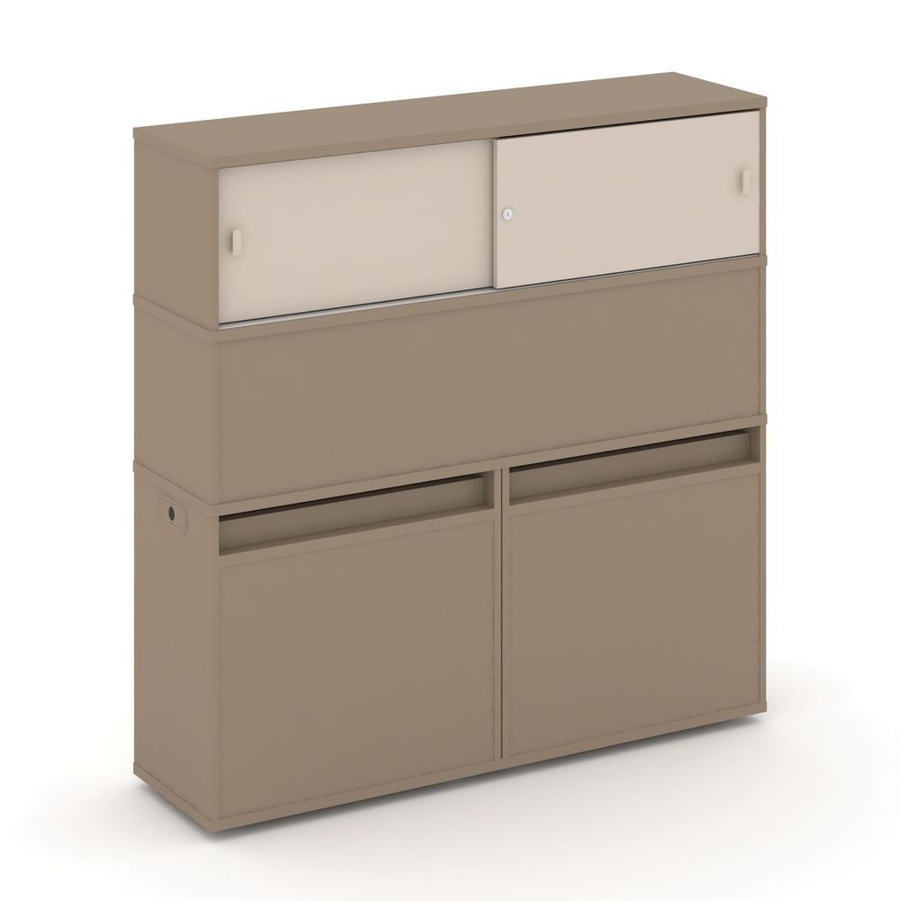 Набор №9. Тумба двойная+высокая надставка