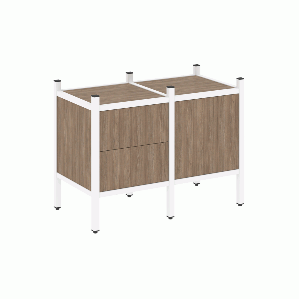 Прямой стеллаж наборный