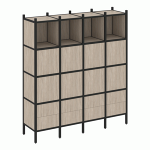 Прямой стеллаж наборный