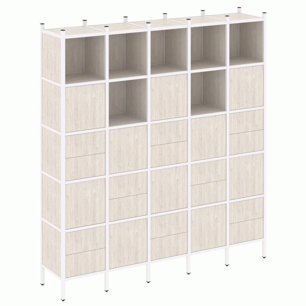 Прямой стеллаж наборный