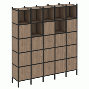 Прямой стеллаж наборный