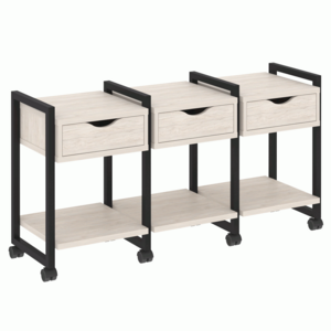 Тумба на колесных опорах наборная. Вариант №4