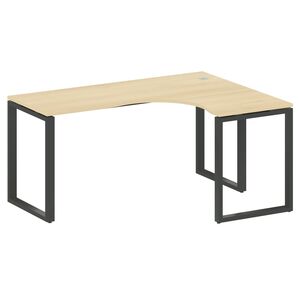 Стол криволинейный правый на О-образном м/к