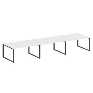 Переговорный стол (3 столешницы) на О-образном м/к