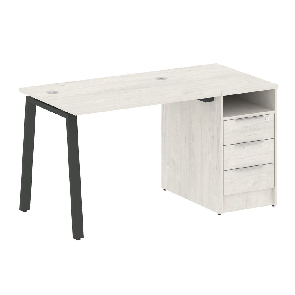 Рабочая станция на А-образном м/к с опорной тумбой