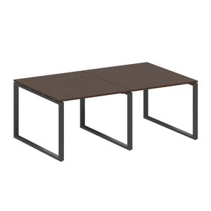 Переговорный стол (2 столешницы) на О-образном м/к