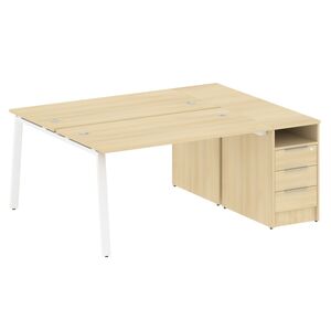 Рабочая станция на А-образном м/к с опорной тумбой