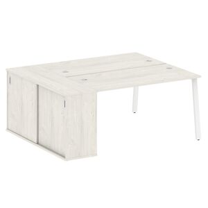 Рабочая станция на А-образном м/к с опорным шкафом-купе