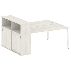 Рабочая станция на А-образном м/к с опорным шкафом-купе