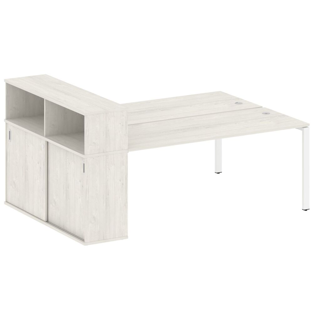 Рабочая станция с опорным шкафом-купе