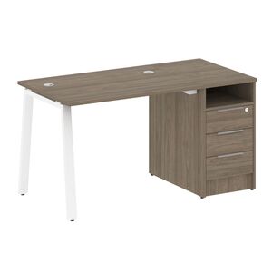 Рабочая станция на А-образном м/к с опорной тумбой