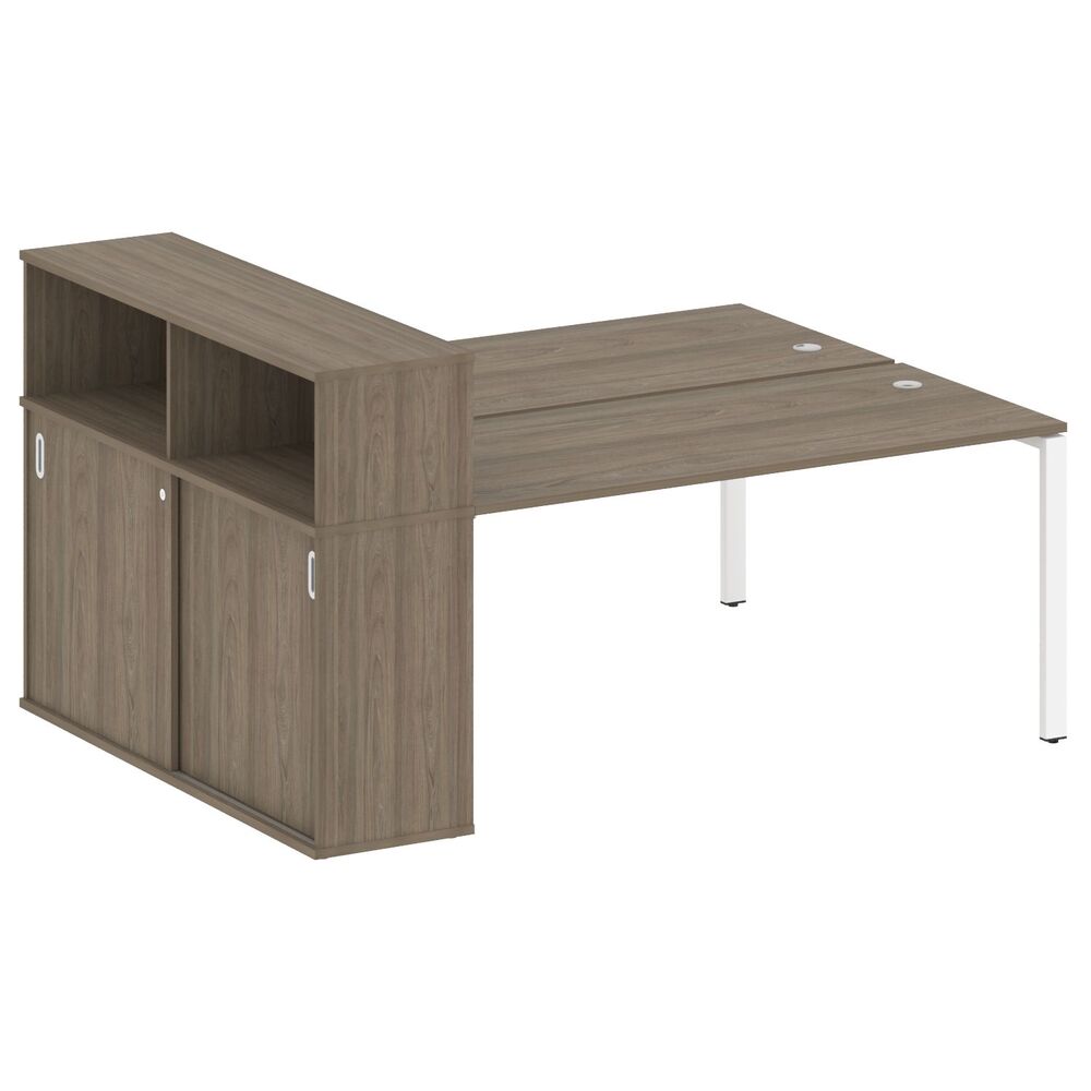 Рабочая станция с опорным шкафом-купе