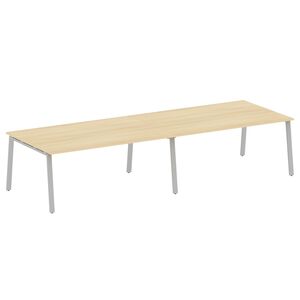 Переговорный стол (2 столешницы) на А-образном м/к