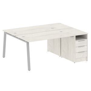 Рабочая станция на А-образном м/к с опорной тумбой