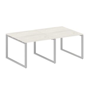 Переговорный стол (2 столешницы) на О-образном м/к