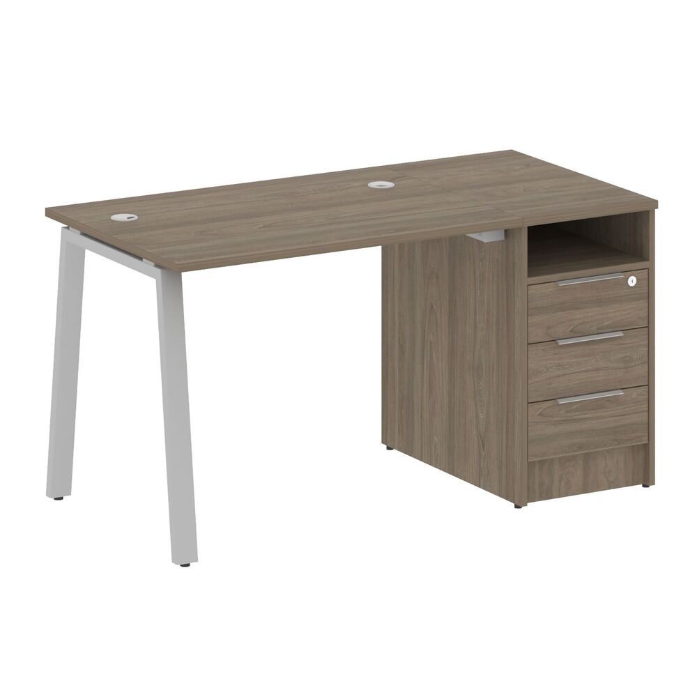 Рабочая станция на А-образном м/к с опорной тумбой