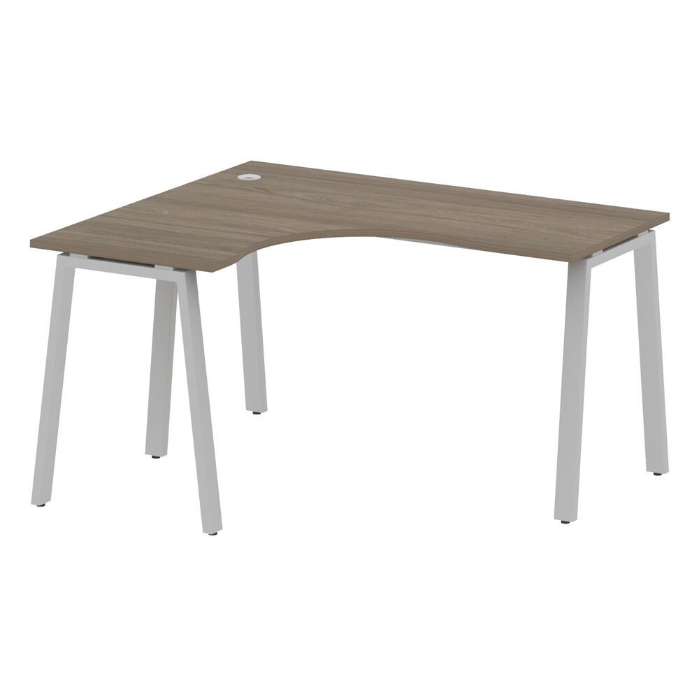 Стол криволинейный левый на А-образном м/к