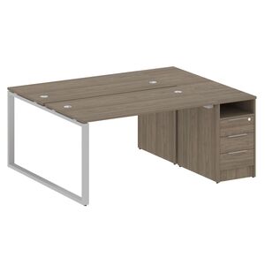 Рабочая станция на О-образном м/к с опорной тумбой