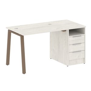 Рабочая станция на А-образном м/к с опорной тумбой