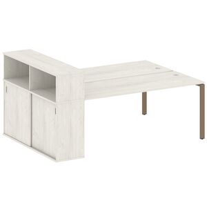 Рабочая станция с опорным шкафом-купе