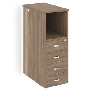 Onix Тумба с подсветкой 4 ящика проходная, средняя