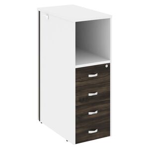 Onix Тумба с подсветкой 4 ящика проходная, средняя