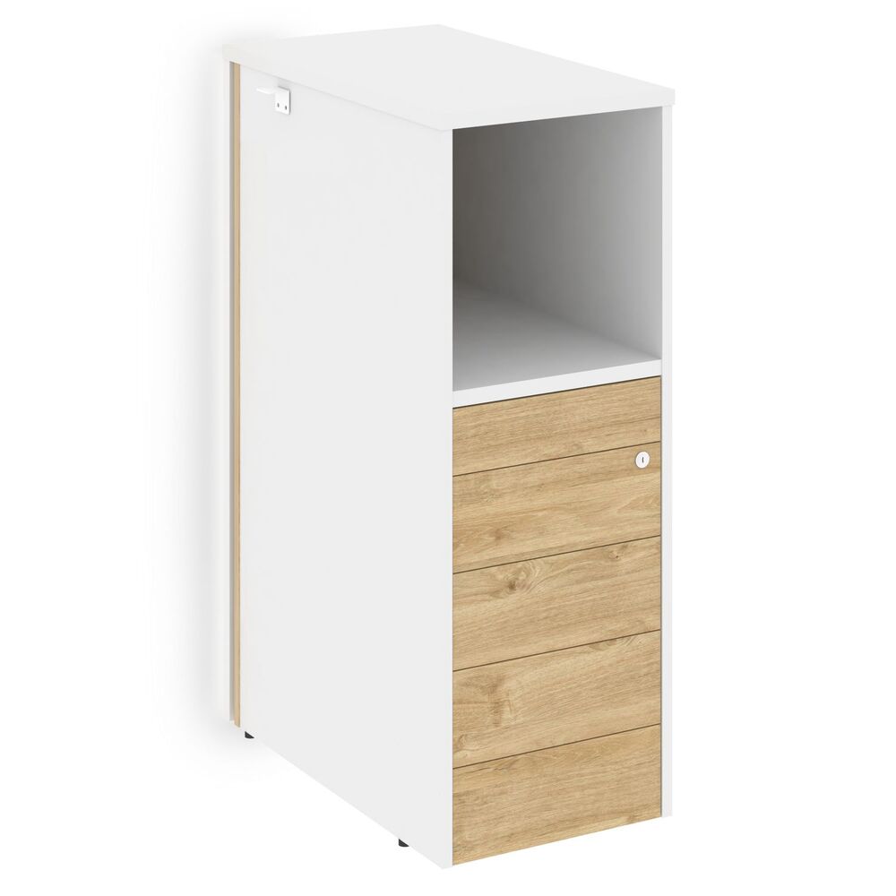 Onix Тумба с подсветкой 5 ящиков TIP-ON завершающая, правая