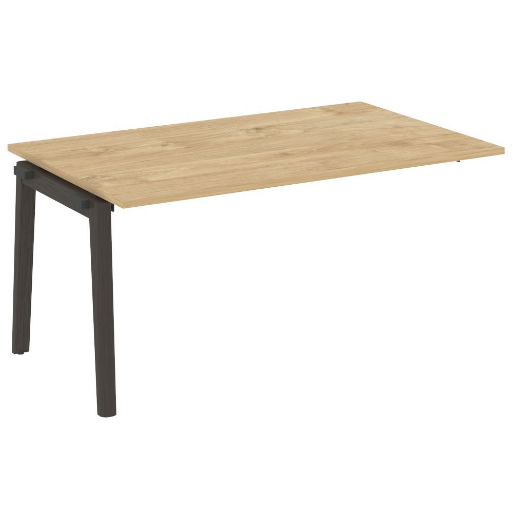 Проходной наборный элемент переговорного стола (опоры - массив дерева)