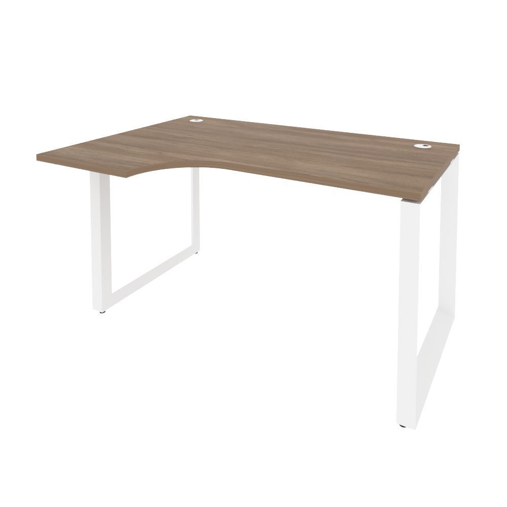 Стол эргономичный левый на О-образном м/к