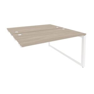 Стол-приставка двойной на О-образном м/к к опорным элементам