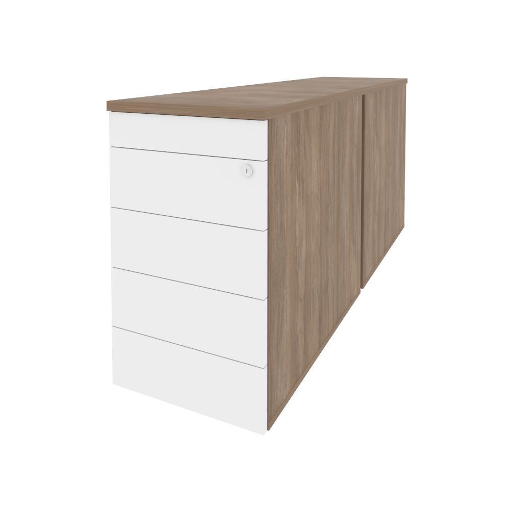 Тумба двойная приставная / опорная (TIP-ON)