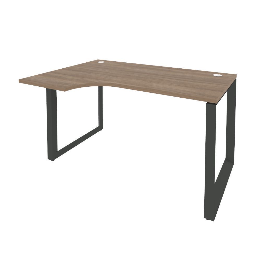 Стол эргономичный левый на О-образном м/к