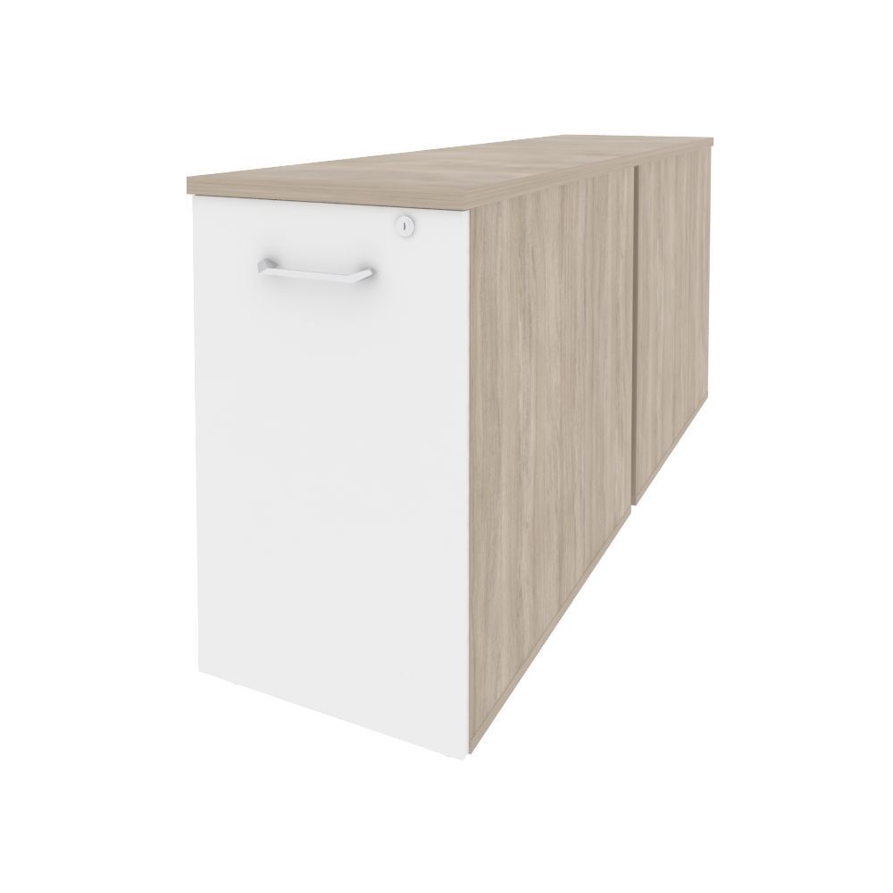 Тумба двойная низкая выдвижная приставная / опорная