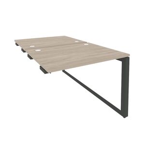 Стол-приставка двойной на О-образном м/к к опорным элементам