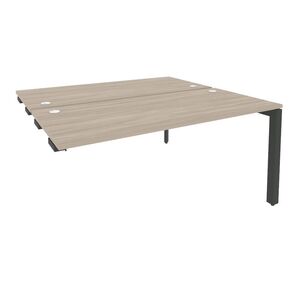 Стол-приставка двойной на П-образном м/к к опорным элем.