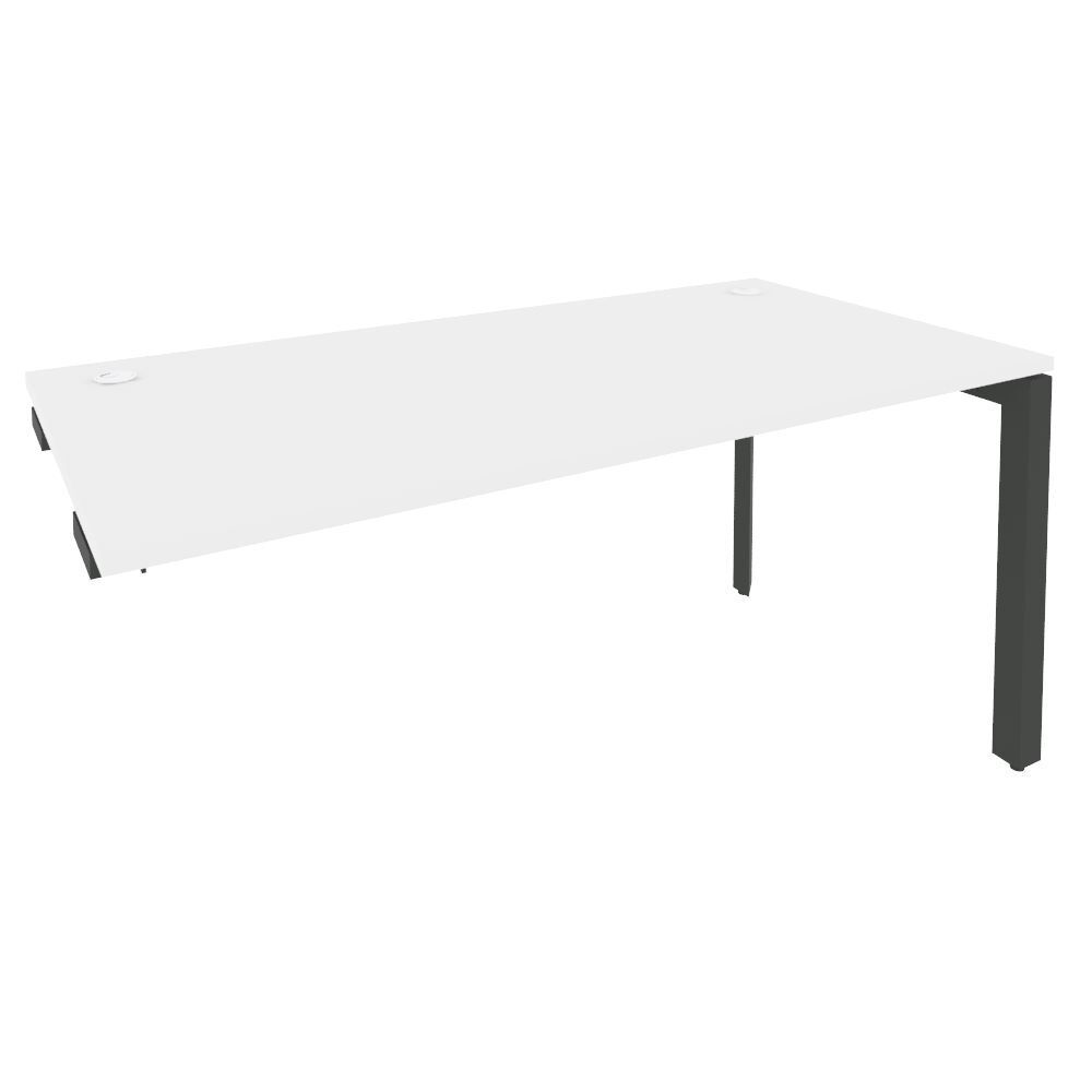 Стол-приставка на П-образном м/к к опорным элементам