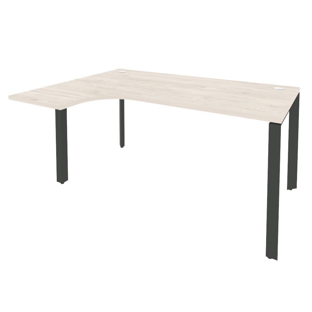 Стол эргономичный левый на П-образном м/к