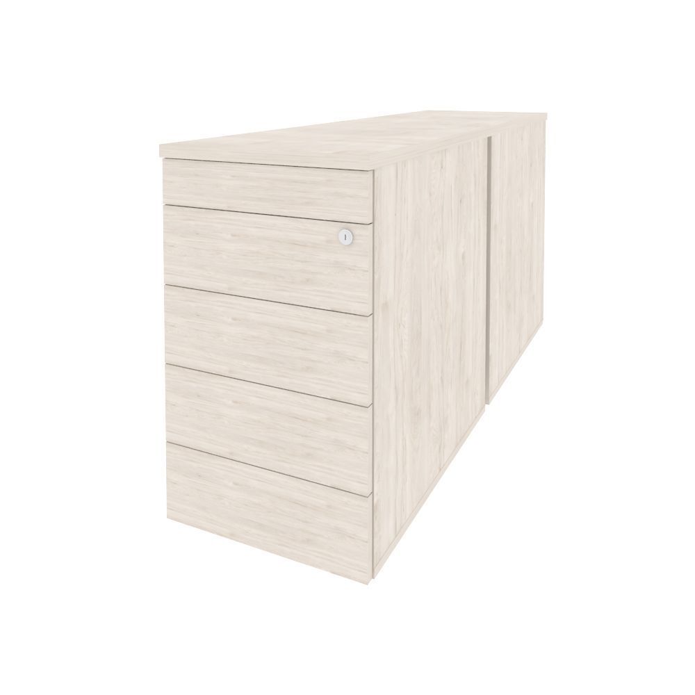 Тумба двойная приставная / опорная (TIP-ON)