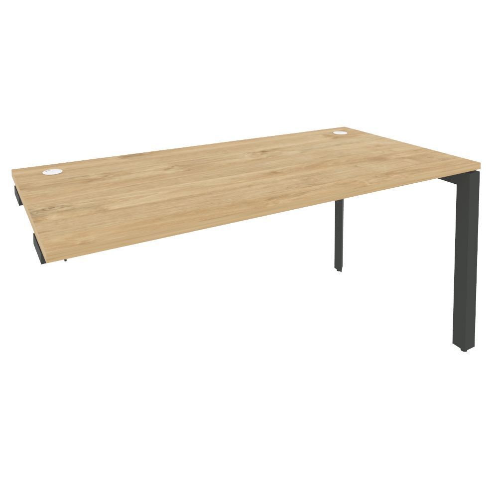 Стол-приставка на П-образном м/к к опорным элементам