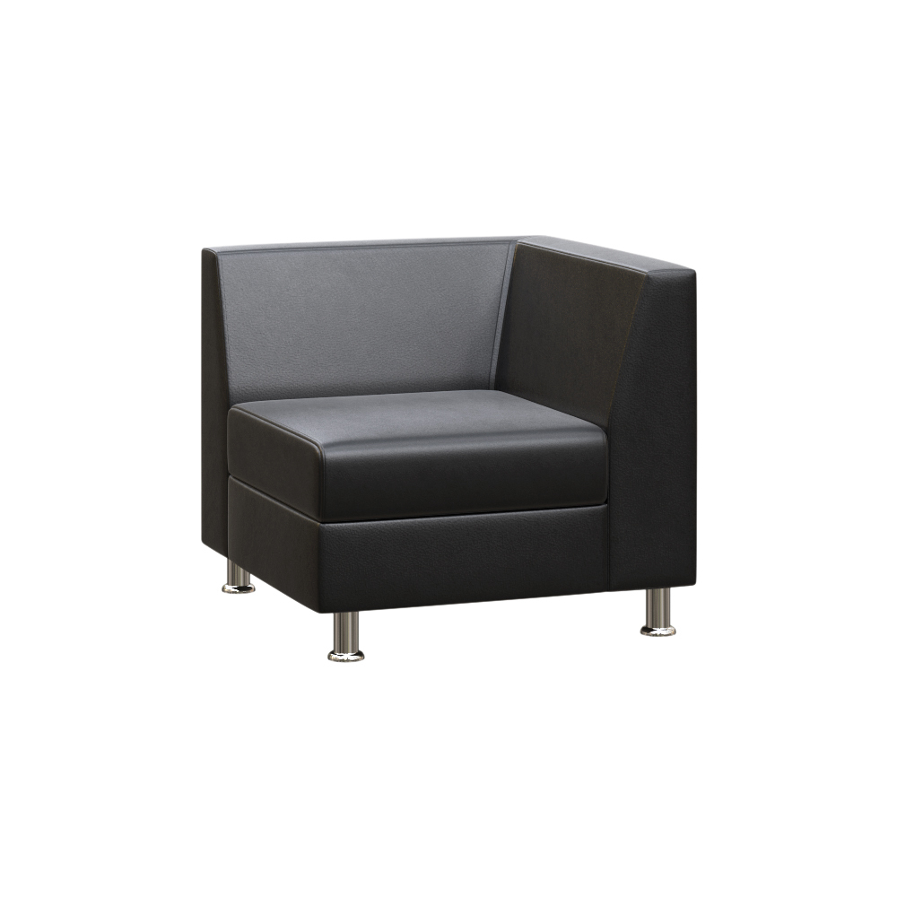 Секция с подлокотником одноместная левая