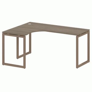 Стол криволинейный левый на О-образном м/к