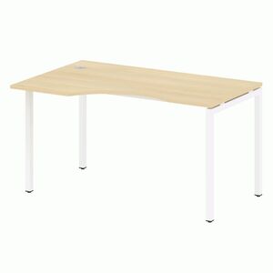 Стол криволинейный левый на П-образном м/к