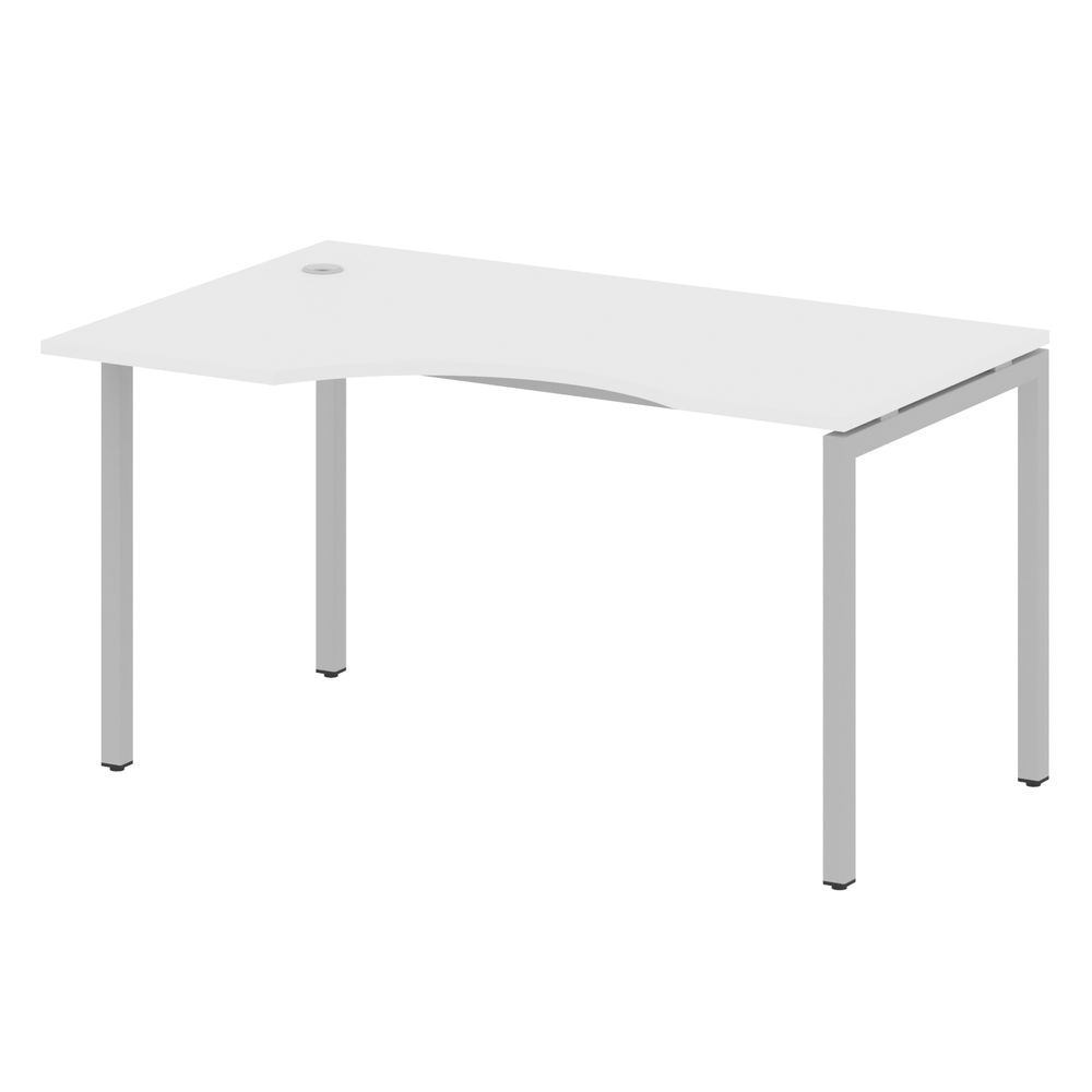 Стол криволинейный левый на П-образном м/к