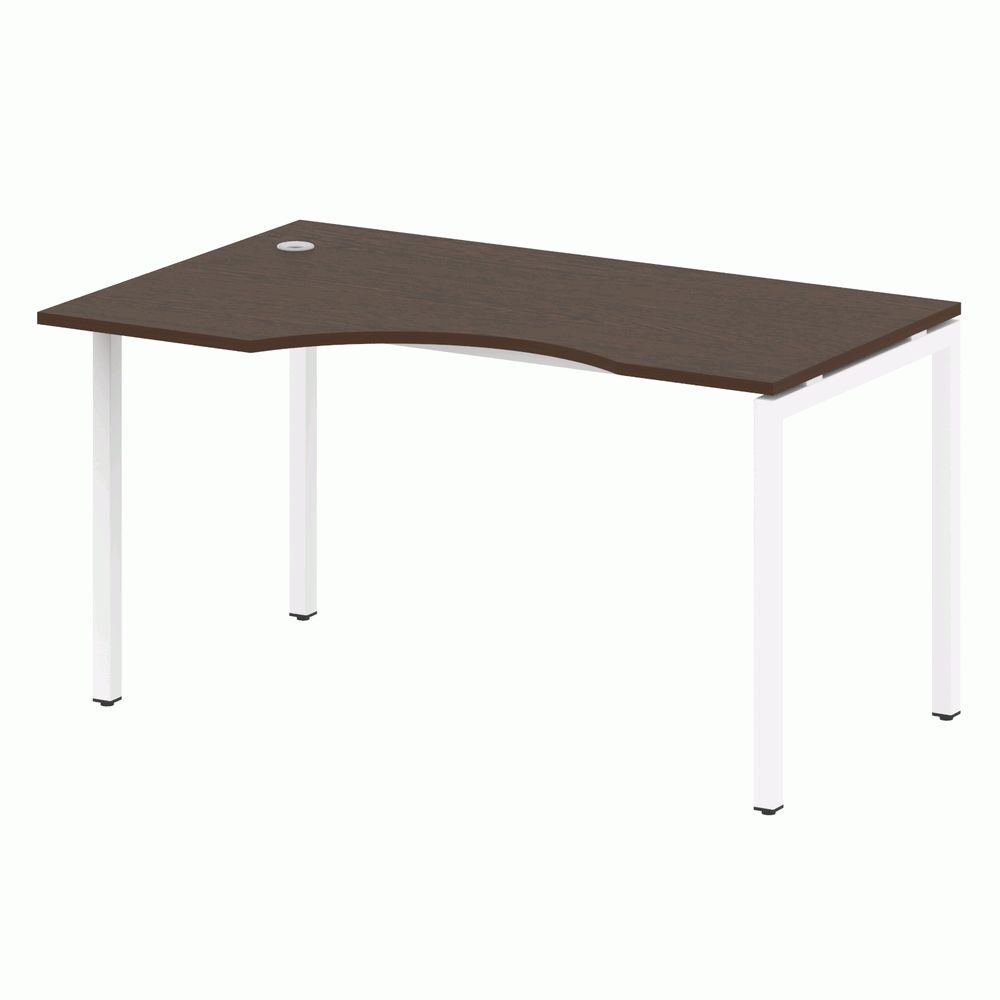 Стол криволинейный левый на П-образном м/к