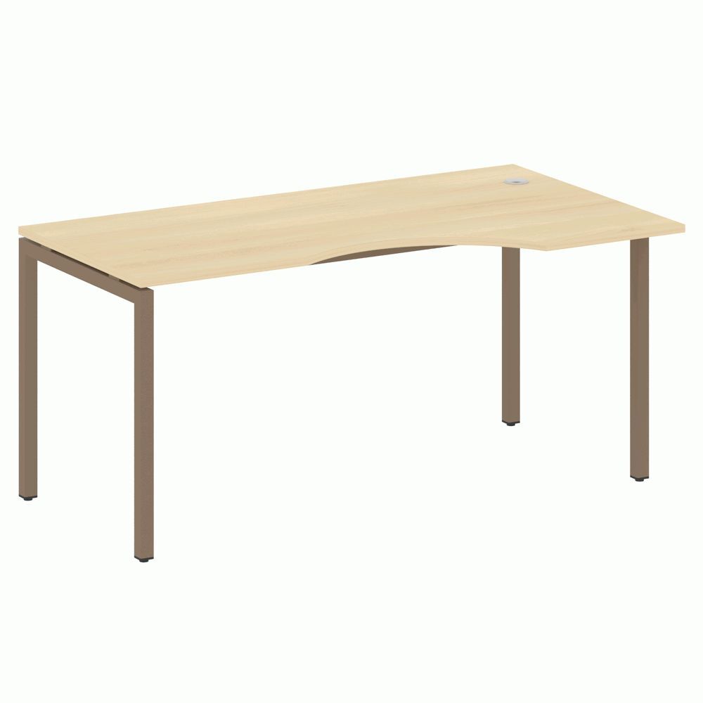 Стол криволинейный правый на П-образном м/к