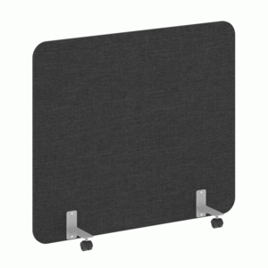 Перегородка на металлических опорах, на роликах