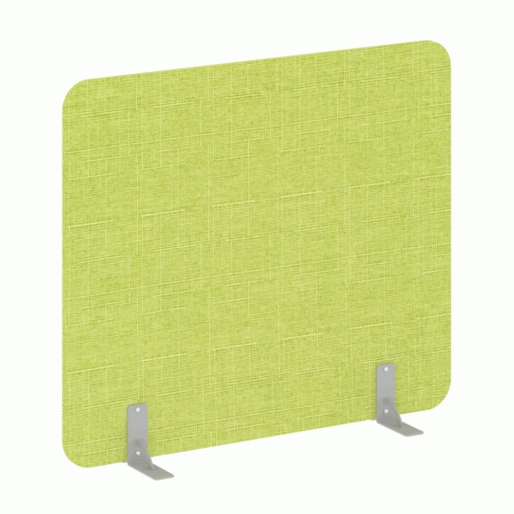 Перегородки на металлических опорах на фетровых подпятниках