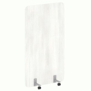 Перегородка на металлических опорах, на роликах