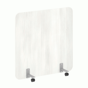 Перегородка на металлических опорах, на роликах