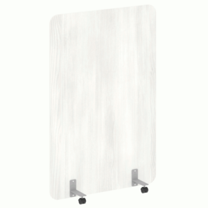 Перегородка на металлических опорах, на роликах